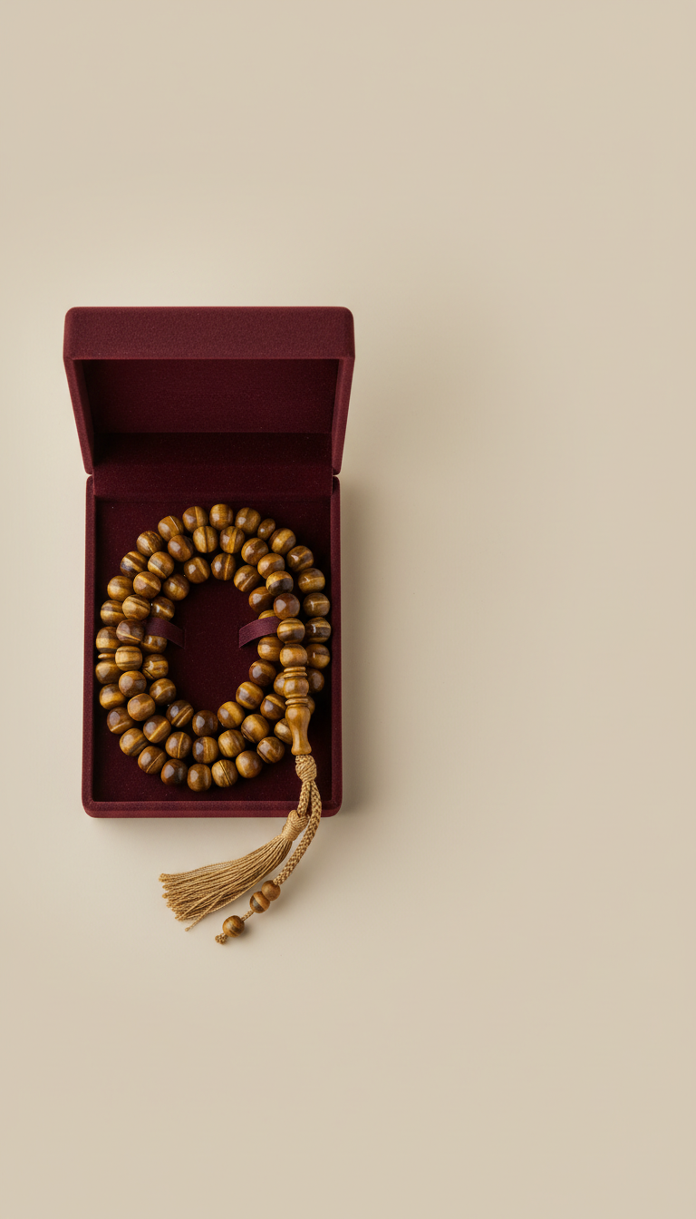 Desert Gold Tiger Eye Prayer Beads